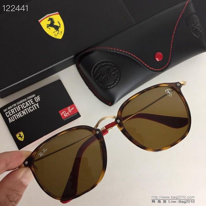 RAYBAN雷朋 RB2448MF 雷朋法拉利車隊合作版本 專櫃頂級品質 男女通用 太陽鏡  lly1105